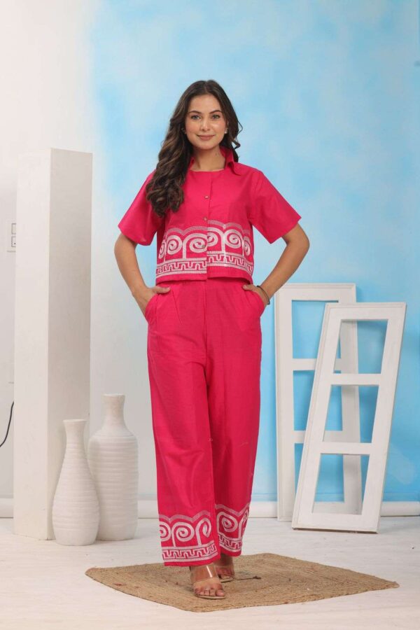 Nature-Inspired Beauty ? Floral Embroidered Cotton Dress (XXL) - Image 7